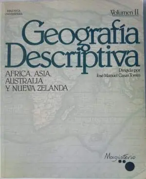Liquidación GEOGRAFIA DESCRIPTIVA VOL. II. ÁFRICA, ASIA, AUSTRALIA Y NUEVA ZELANDA