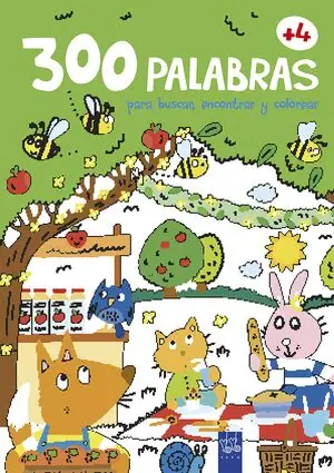 300 PALABRAS PARA BUSCAR, ENCONTRAR Y COLOREAR +4. Promoción Exclusiva