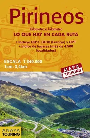 Popular MAPA DE LOS PIRINEOS 1 340.000 - (DESPLEGABLE)