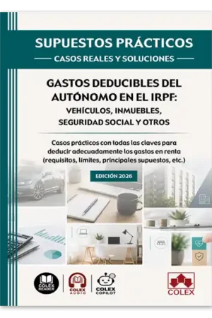 Oferta Flash Gastos deducibles del autonomo en irpf vehiculos, inmuebles