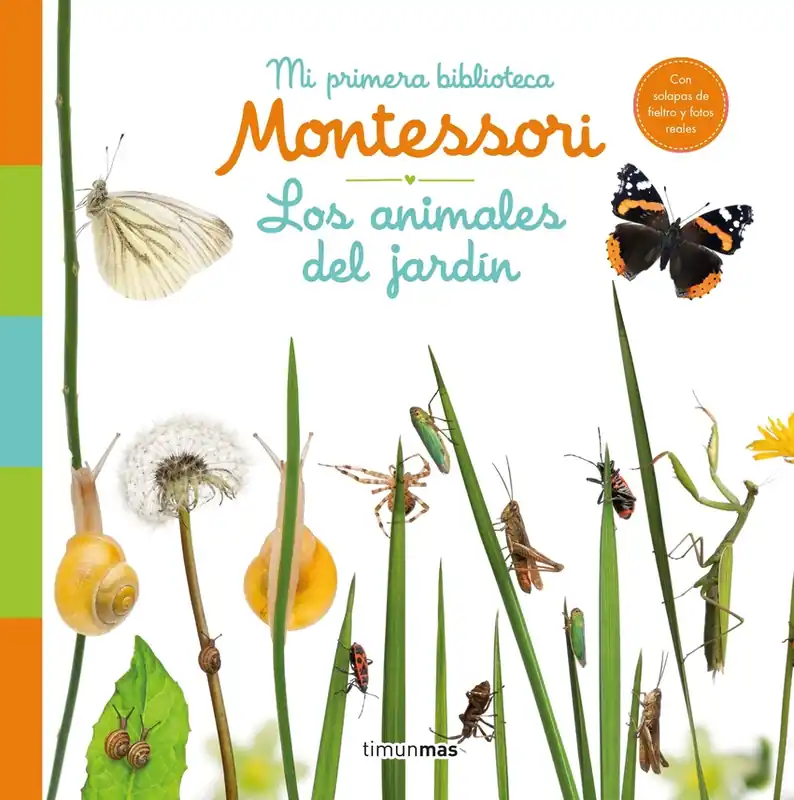 Los animales del jardín. Mi primera biblioteca Montessori Última Oportunidad