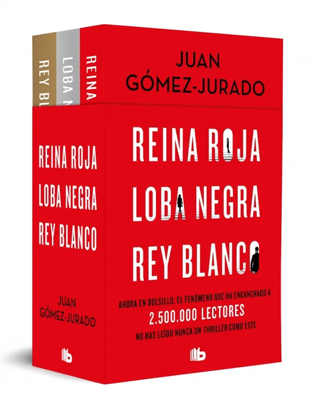 Trilogía Reina roja (Pack con Reina roja Loba negra Rey blanco) Precio Rebajado