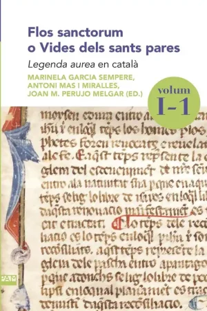 Precio De Oferta Flos sanctorum o Vides dels sants pares. Volum I-1