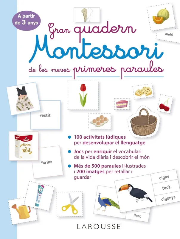 Ordenar Ahora Mismo Gran quadern Montessori de les meves primeres paraules