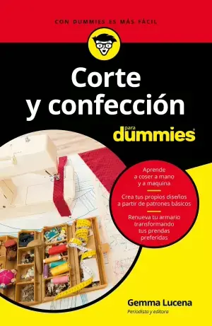 Corte y Confección para Dummies Envío Inmediato