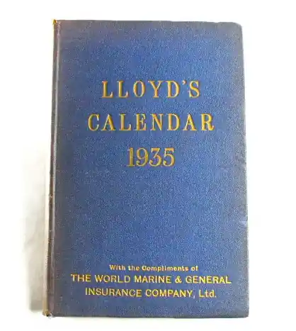 LLOYD‘S CALENDAR 1935 Descuento