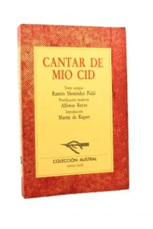 Cantar Del Mio Cid (Ed. de Menéndez Pidal) Más Vendido