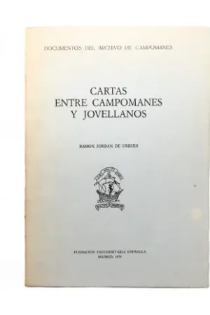 Bestseller Cartas entre Campomanes y Jovellanos (Documentos Históricos)