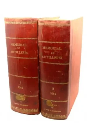 Stock Limitado Memorial de Artillería 1 y 2 - Año 1914 (2 tomos)