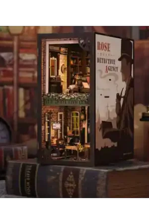 Book Nook Sherlock Holmes - escena del crimen en miniatura (diorama) ✨ Oferta