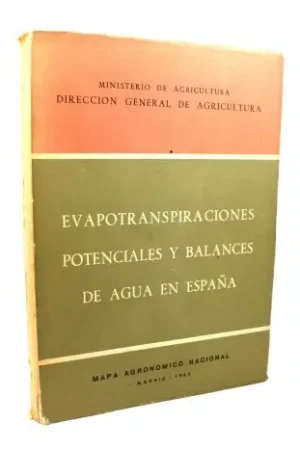 Evapotranspiraciones potenciales y balances de agua en España Precio De Fábrica