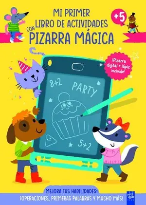 Oferta De Temporada MI PRIMER LIBRO DE ACTIVIDADES CON PIZARRA MÁGICA. AMARILLO. +5 (AMARILLO)