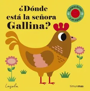 A Buen Precio ¿DÓNDE ESTÁ LA SEÑORA GALLINA?. SOLAPAS DE TELA Y UN ESPEJO