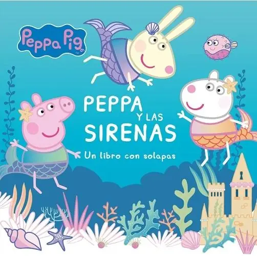 Peppa y las sirenas "(Peppa Pig. Un libro de cartón con solapas)" Precio Reducido