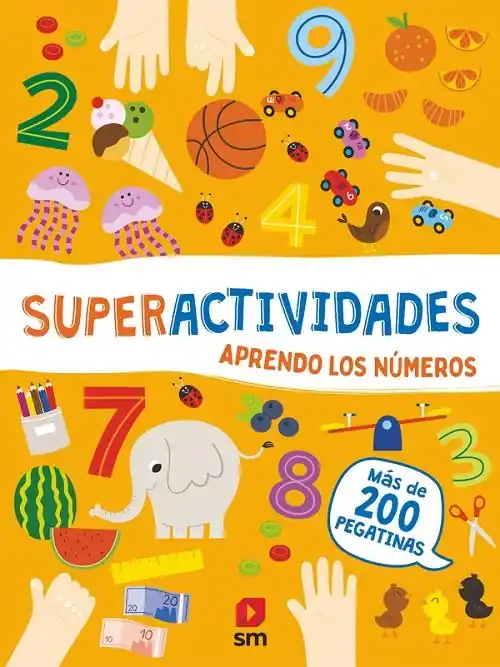 Últimas Unidades Aprendo los números "(SuperActividades) Más de 200 pegatinas"