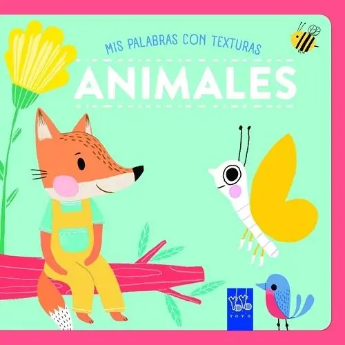 Animales "(Mis palabras con texturas)" Favorito De Clientes