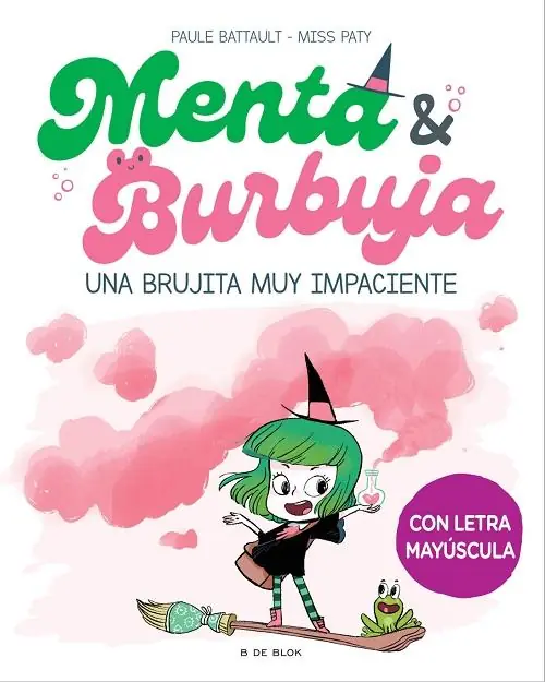 Una brujita muy impaciente "(Menta & Burbuja - 1) (Con letra mayúscula)" Envío Exprés