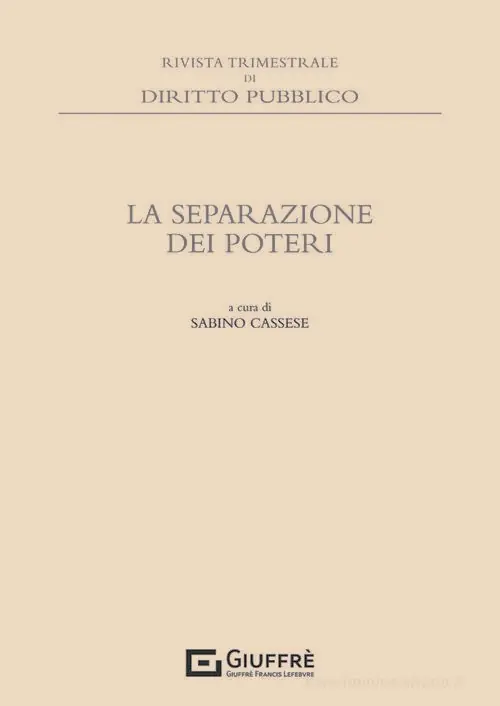 Garantía De Devolución De Dinero La separazione dei poteri