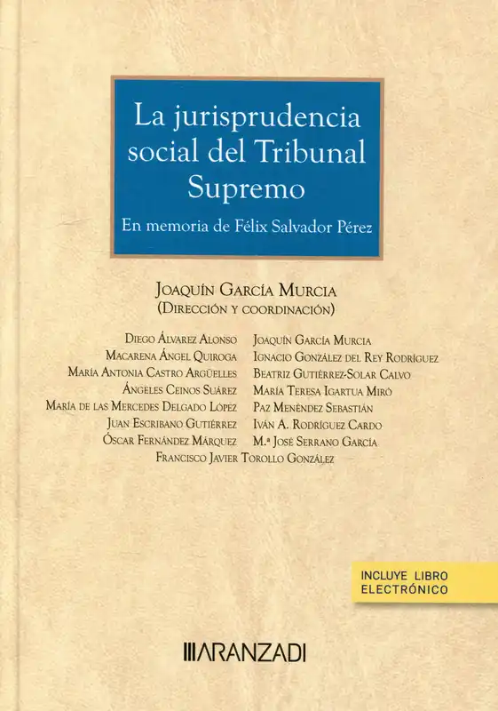 Estudios de Jurisprudencia social del Tribunal Supremo Oferta
